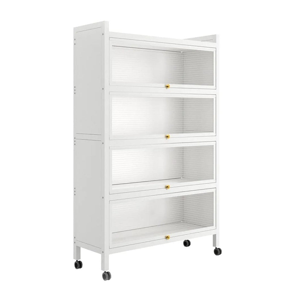  Multi-layer Kitchen Storage Cabinet in white color
