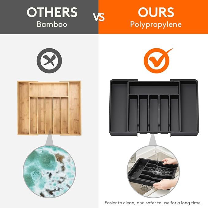 A Person is Cleaning Kitchen Tableware Storage Box.