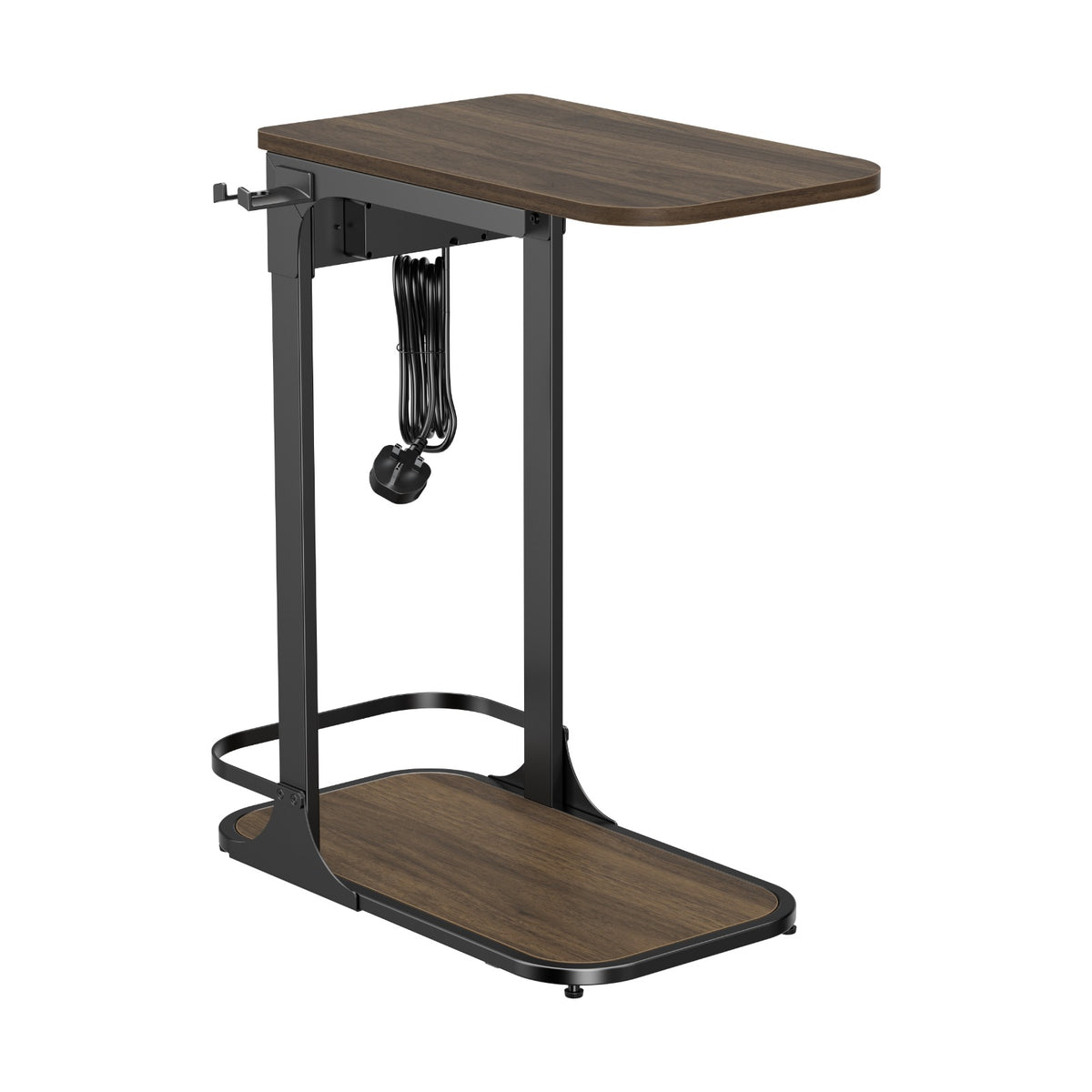 A Laptop Side Table in a White Background.