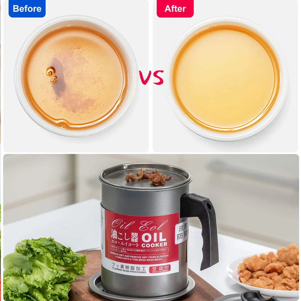 Before and after comparison of ausing Large Capacity Oil Storage Container.