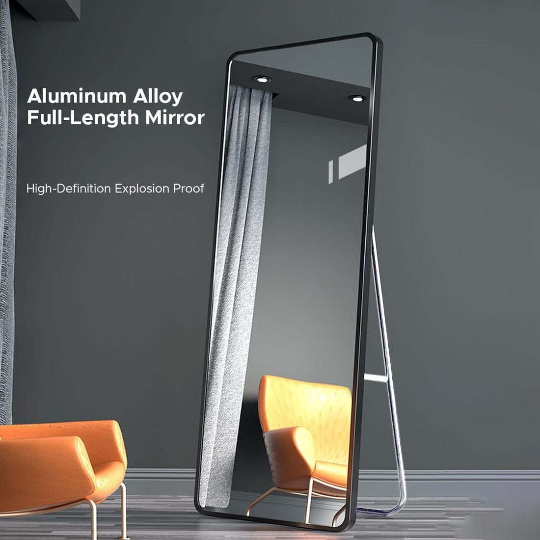 Large Full-Length Dressing Mirror for Bedroom.