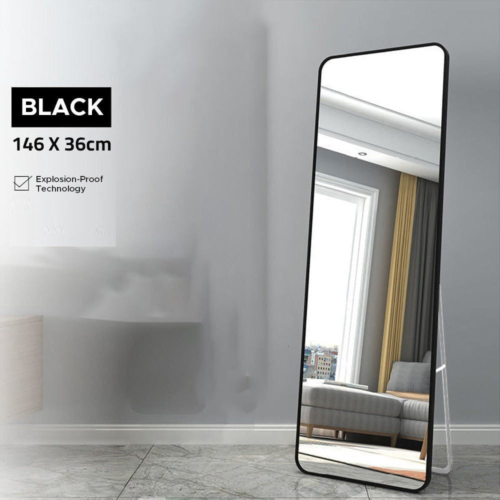 Size Of Large Full-Length Dressing Mirror for Bedroom.