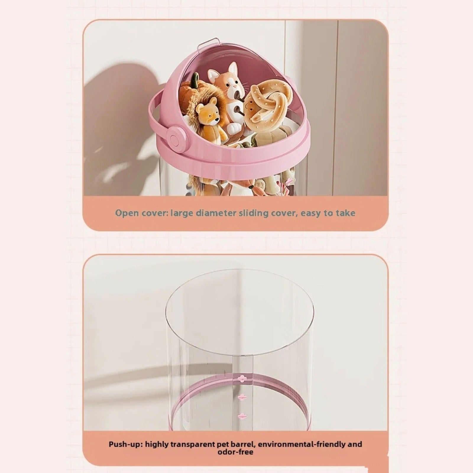 Parts Details Of Large Toy Storage Bin Organizer Box.