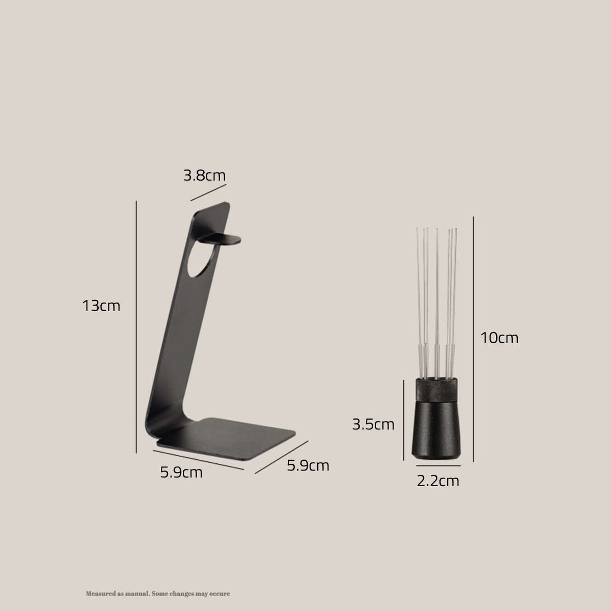 Size Of Macnoa MacStir - Eight Needles Magnetic WDT Tool