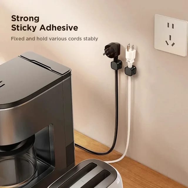 Magnetic Plug Clips Magnetic Cable Clips, 6 Pcs Self-Adhesive Cable Holder Organizer Clips