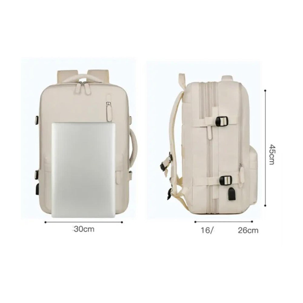 Size Of Men Woman Travel Backpack.