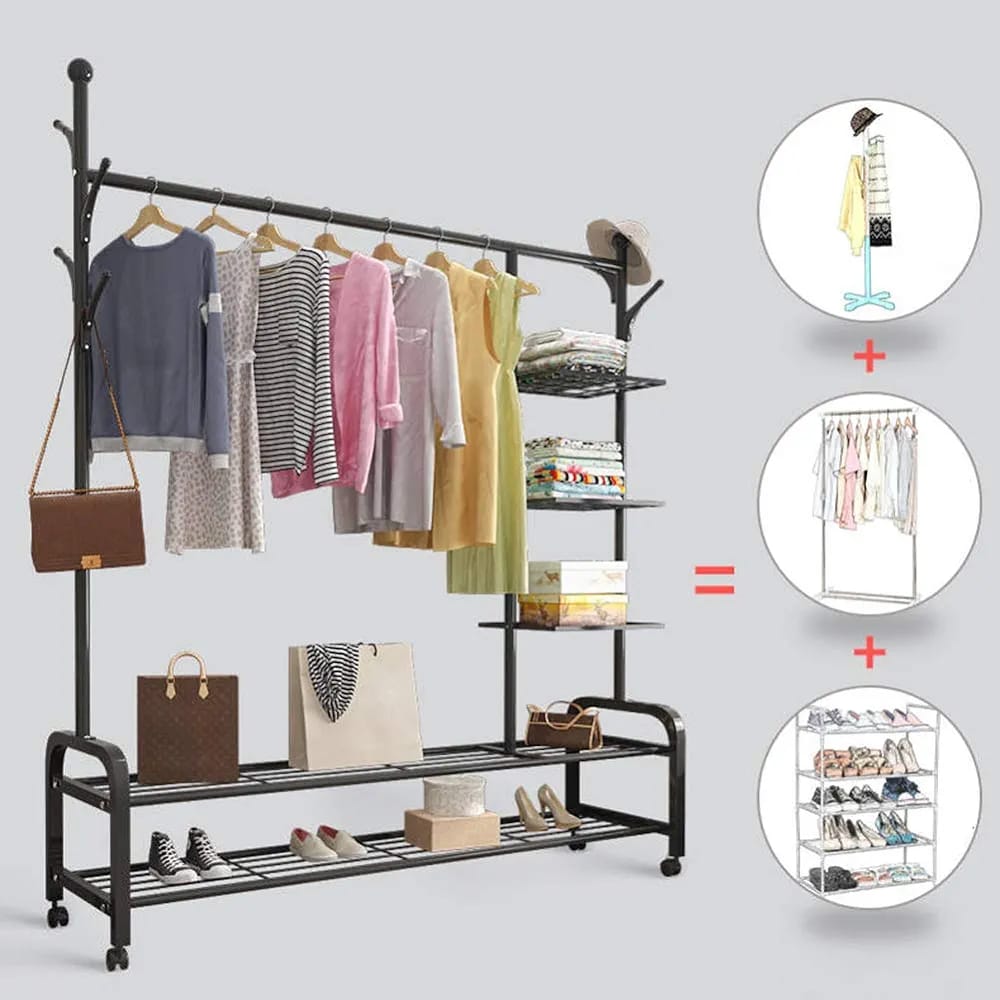 Movable Cloth Display Stand.