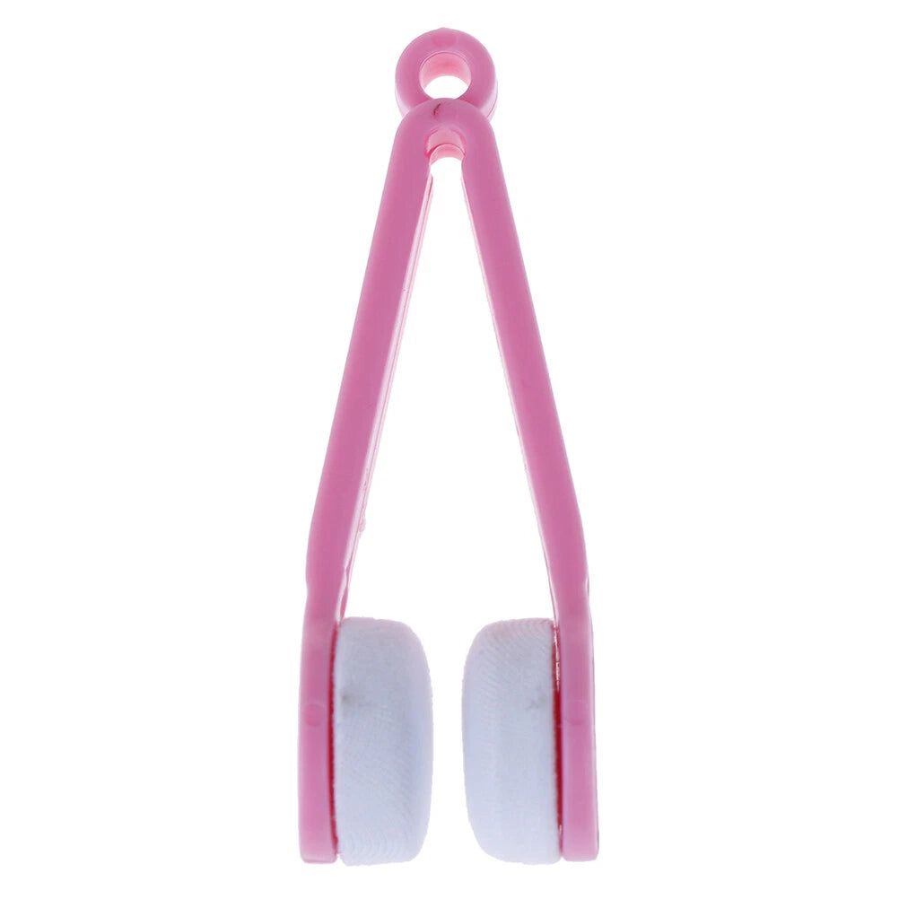 Microfiber Eyeglass Cleaning Tool in Pink color