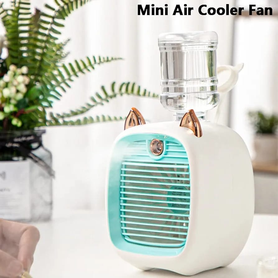 Mini Spray Cooling Fan, Portable Air Conditioner Fan, Mini Desktop Humidifier Mini Spray Cooling Fan, Portable Air Conditioner Fan, Mini Desktop Humidifier