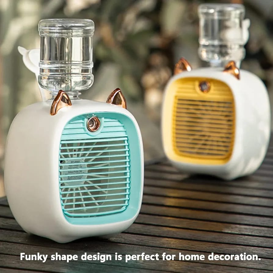 Mini Spray Cooling Fan, Portable Air Conditioner Fan, Mini Desktop Humidifier Mini Spray Cooling Fan, Portable Air Conditioner Fan, Mini Desktop Humidifier