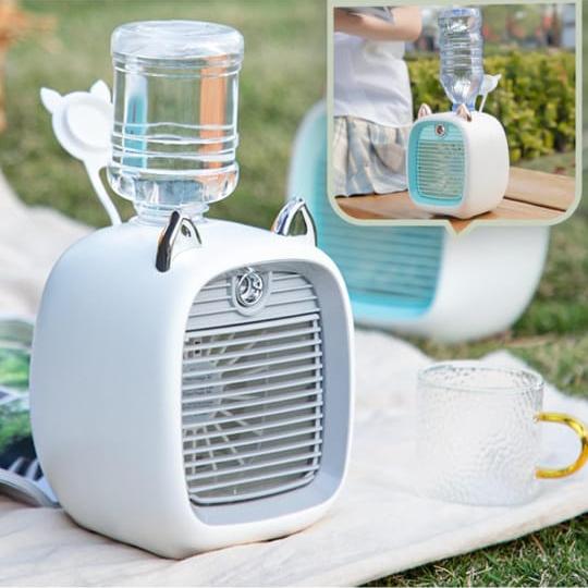 Mini Spray Cooling Fan, Portable Air Conditioner Fan, Mini Desktop Humidifier Mini Spray Cooling Fan, Portable Air Conditioner Fan, Mini Desktop Humidifier