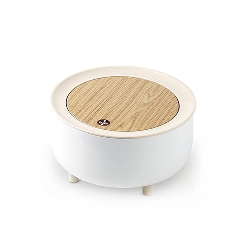 Mini Trash Can, Tabletop Dustbin with Push Lid Mini Trash Can, Tabletop Dustbin with Push Lid