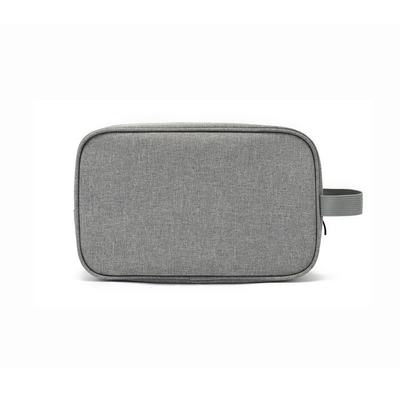 Mini Travel Gadget Pouch In Grey Color.