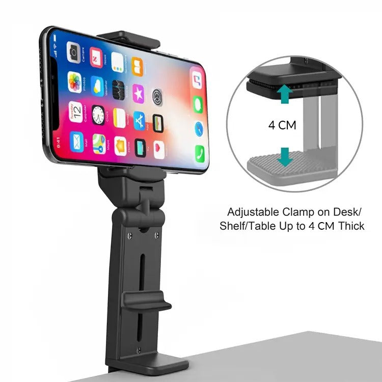 Universal Mobile Phone Mount Holder Holding Mobile Phone.