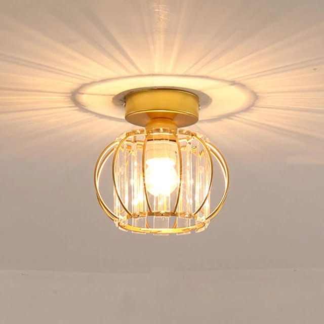 Modern Crystal Ceiling Lampshade.