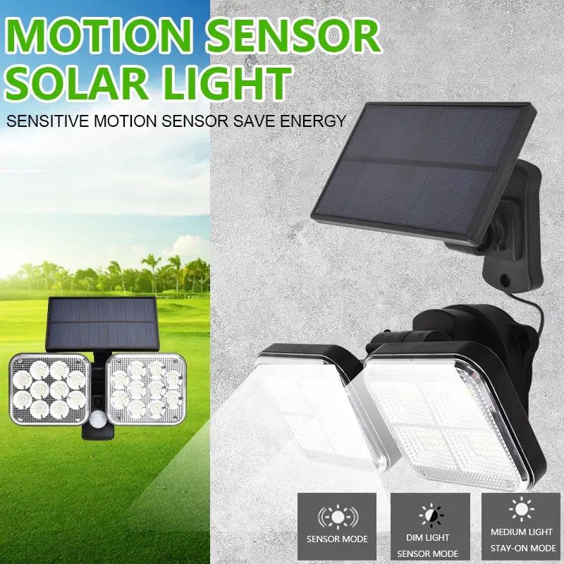 Different features of motion sensor LED solar light