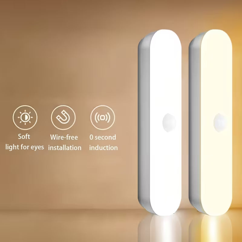 Motion Sensor Night Lights in 2 Different Light Colors.