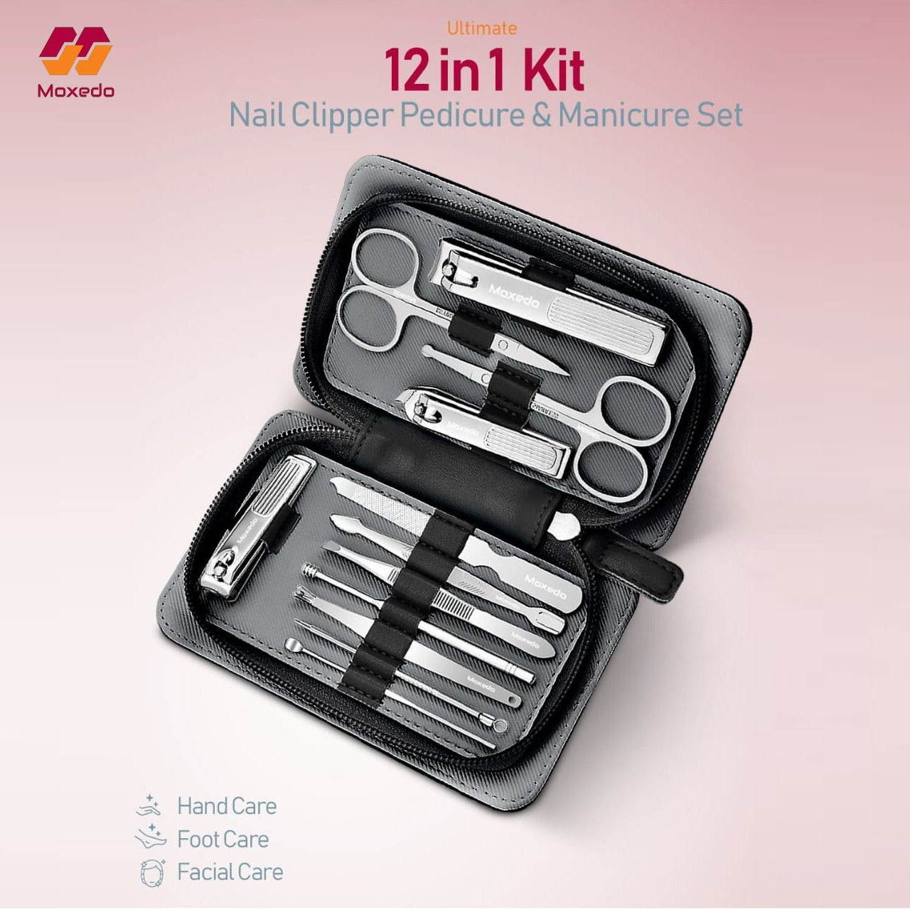 Moxedo 12-in-1 Nail Clipper Set.