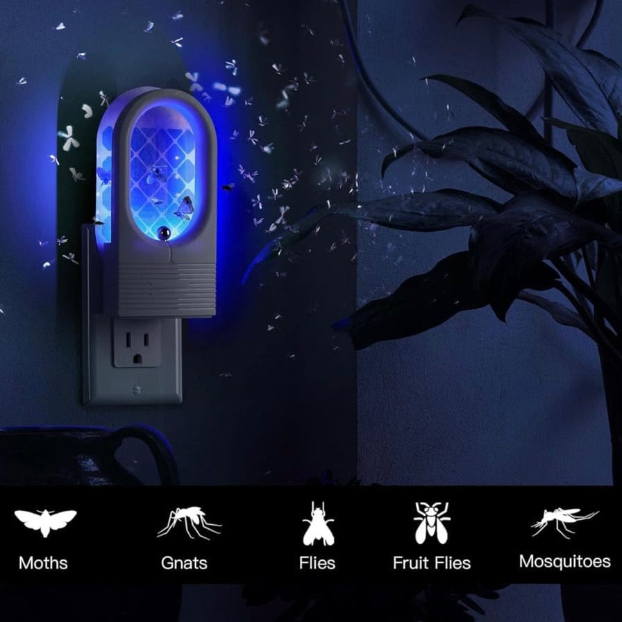 Moxedo Plug- In Flying Insect Trap, Indoor Insect Trap UVA Light