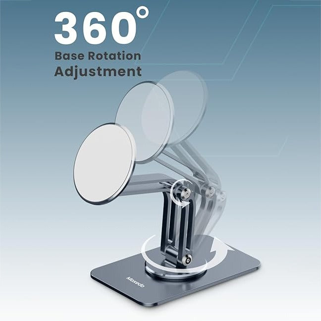 Moxedo Holdex Mobile Phone Stand, 360° Rotating Foldable Desk Holder for iPhone & Android - MX-PSD03 Moxedo Holdex Mobile Phone Stand, 360° Rotating Foldable Desk Holder for iPhone & Android - MX-PSD03
