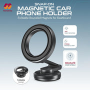 Moxedo Snap-On Magnetic Car Phone Holder.