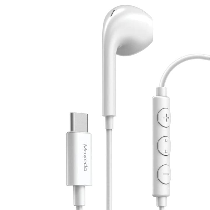 Moxedo Mono Stereo Type- C Earphone in White Color.