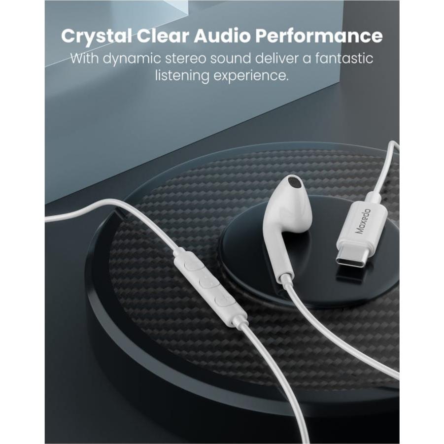 Moxedo Mono Stereo Type- C Earphone With In-line Mic and Remote Moxedo Mono Stereo Type- C Earphone With In-line Mic and Remote