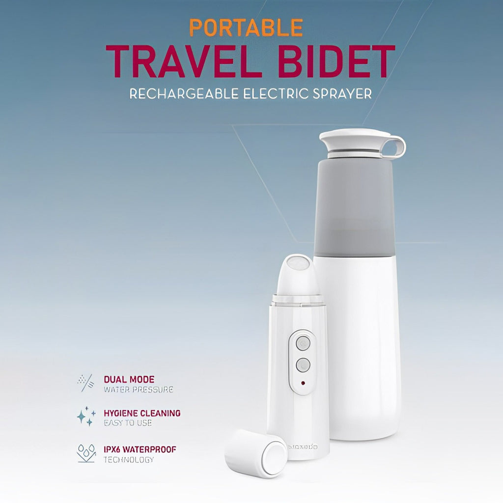 Moxedo Portable Travel Bidet, Rechargeable Electric Sprayer Moxedo Portable Travel Bidet, Rechargeable Electric Sprayer