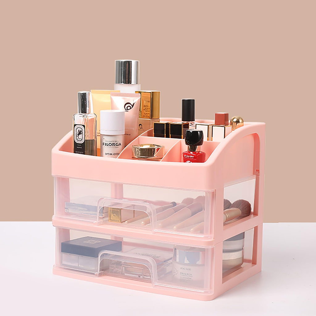 Multi-Compartment Makeup Organizer, Desktop Cosmetic & Accessories Storage Box Multi-Compartment Makeup Organizer, Desktop Cosmetic & Accessories Storage Box