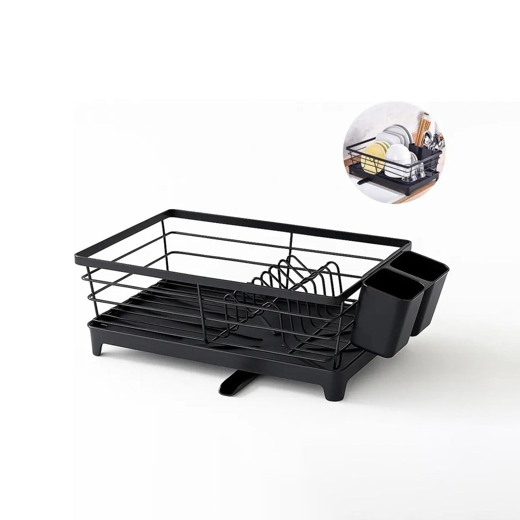 Multi-Functional Kitchen Dish Drying Rack, Countertop Stainless Steel Dish Organizer for Plates, Cups & Cutlery Multi-Functional Kitchen Dish Drying Rack, Countertop Stainless Steel Dish Organizer for Plates, Cups & Cutlery