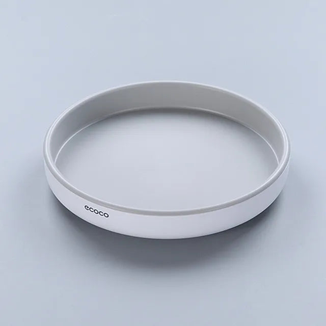 Ecoco 360° Rotating Storage Tray in white color