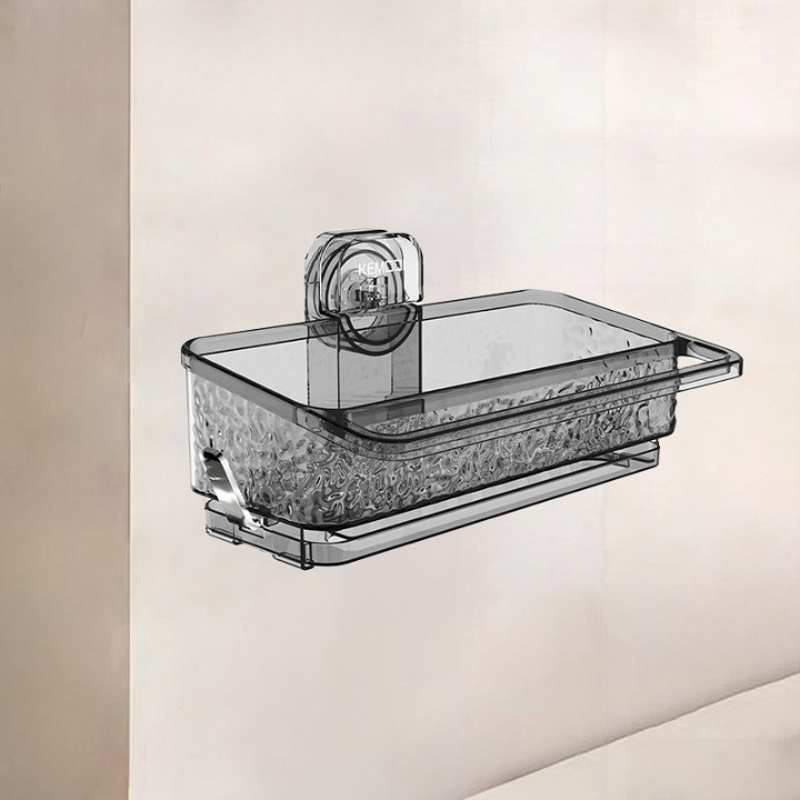 A Multi-Purpose Drain Rack is Attached on the Wall.