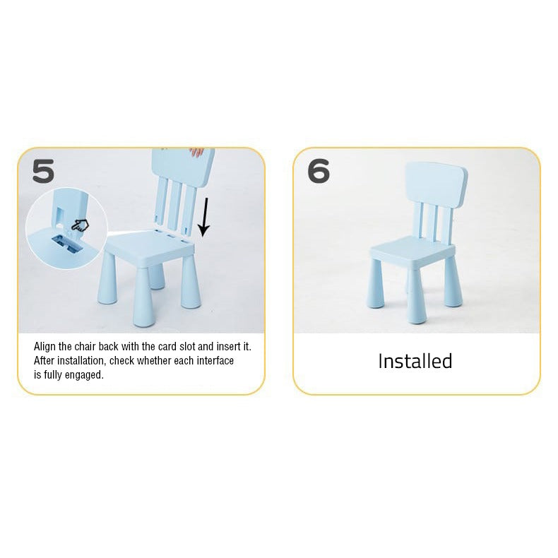 Steps in Installing Multi-Purpose Kids Table and Chair Set.