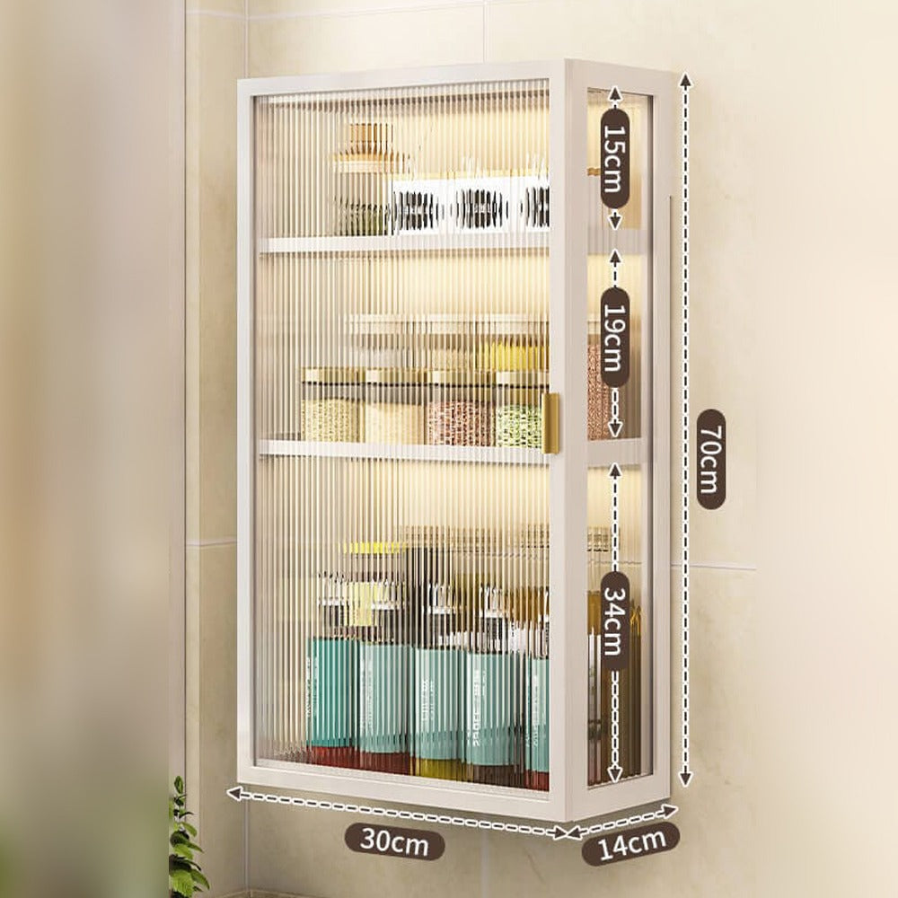 Multi-Purpose Storage Cabinet Attached On The Wall .