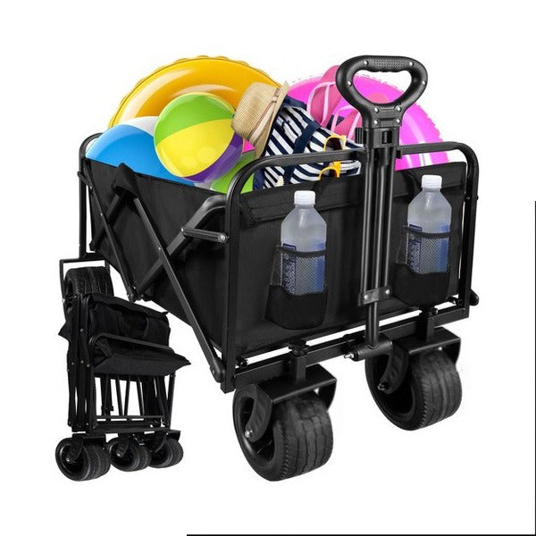 Multi-Purpose Trolley carrying Camping Essentials.