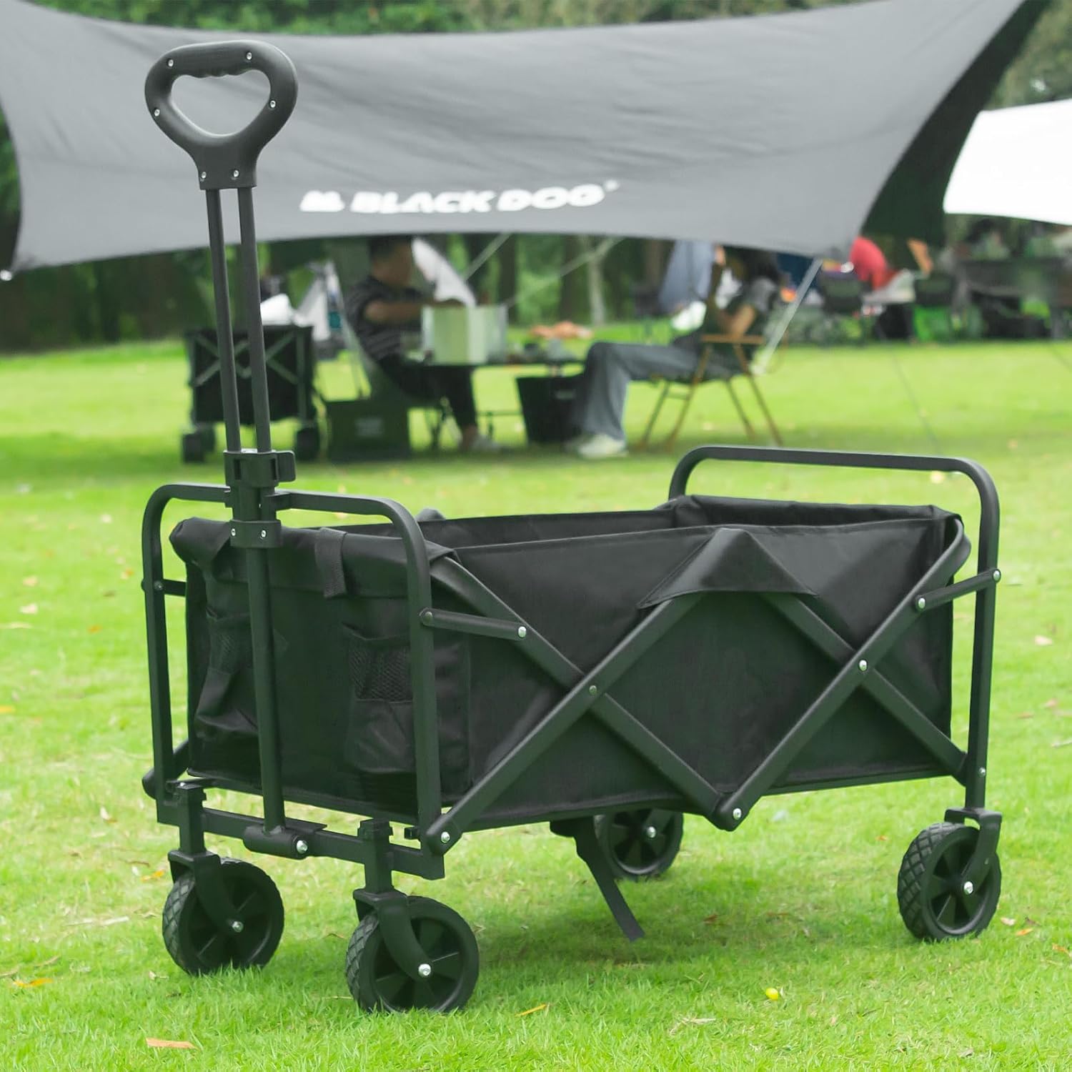 Multi-Purpose Trolley Placed at Camping Area.