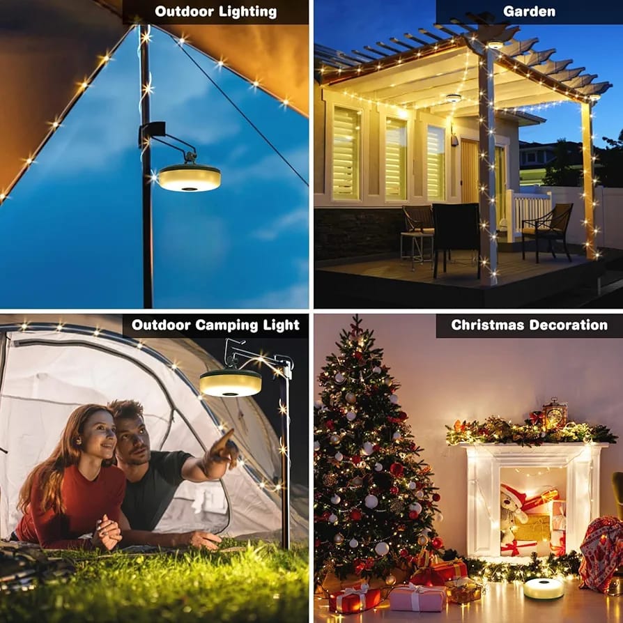 Multi- function Camping Light, Warm RGB Outdoor Camping String Light Multi- function Camping Light, Warm RGB Outdoor Camping String Light