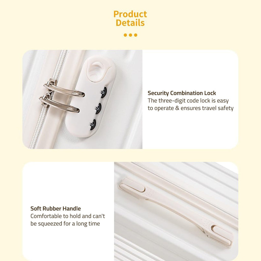 Multifunction Suitcase Multi-functional Travel Suitcase With USB Charging , Carry-On Luggage