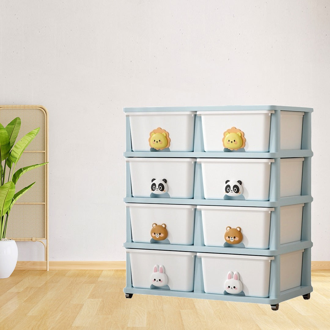 Multi-layer Drawer Type Storage Cabinet Box, Kids Toy Organizer Shelf,