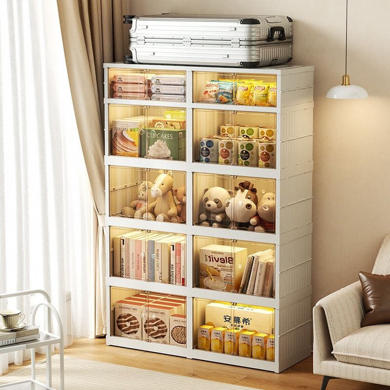 Multiple Purpose Storage Multi-purpose Large Stackable Organizer For Home, Foldable Storage Kit