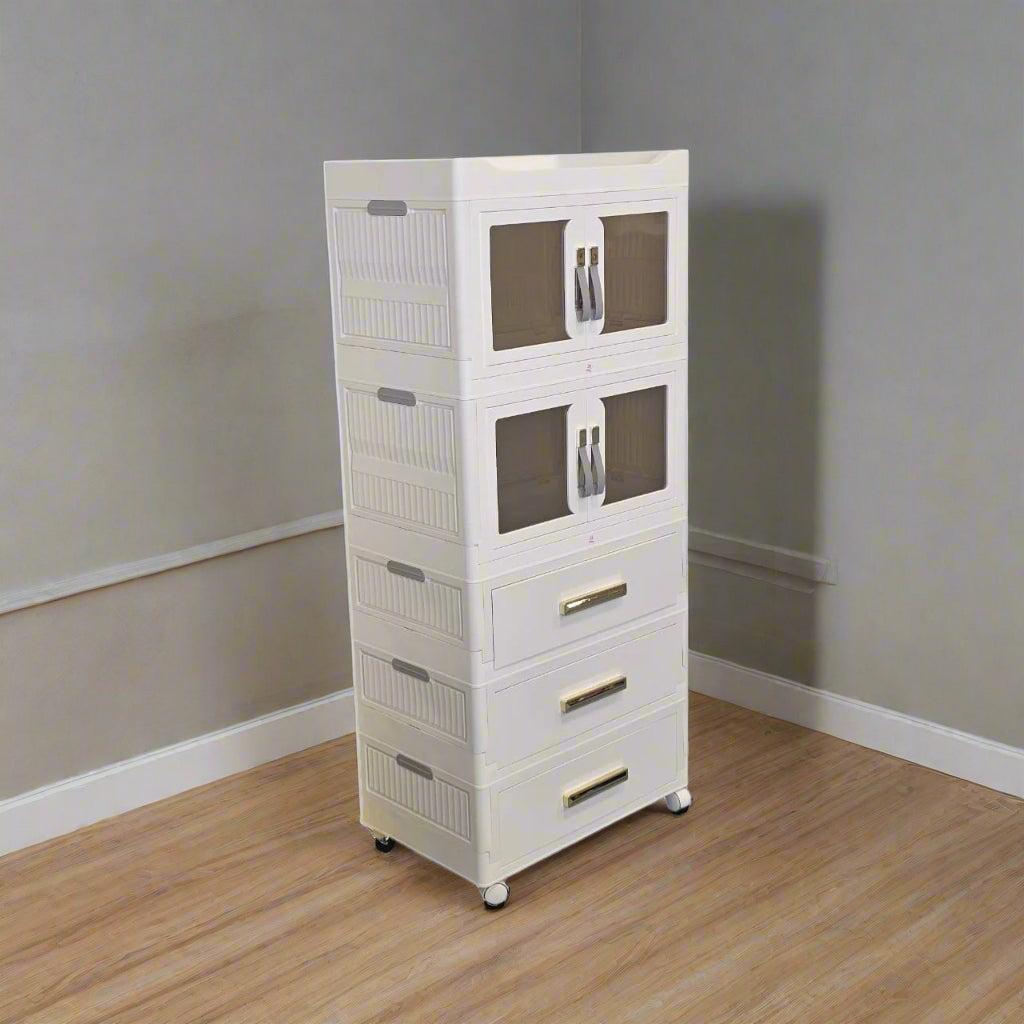 A Multi-purpose Storage Cabinet with Drawers.