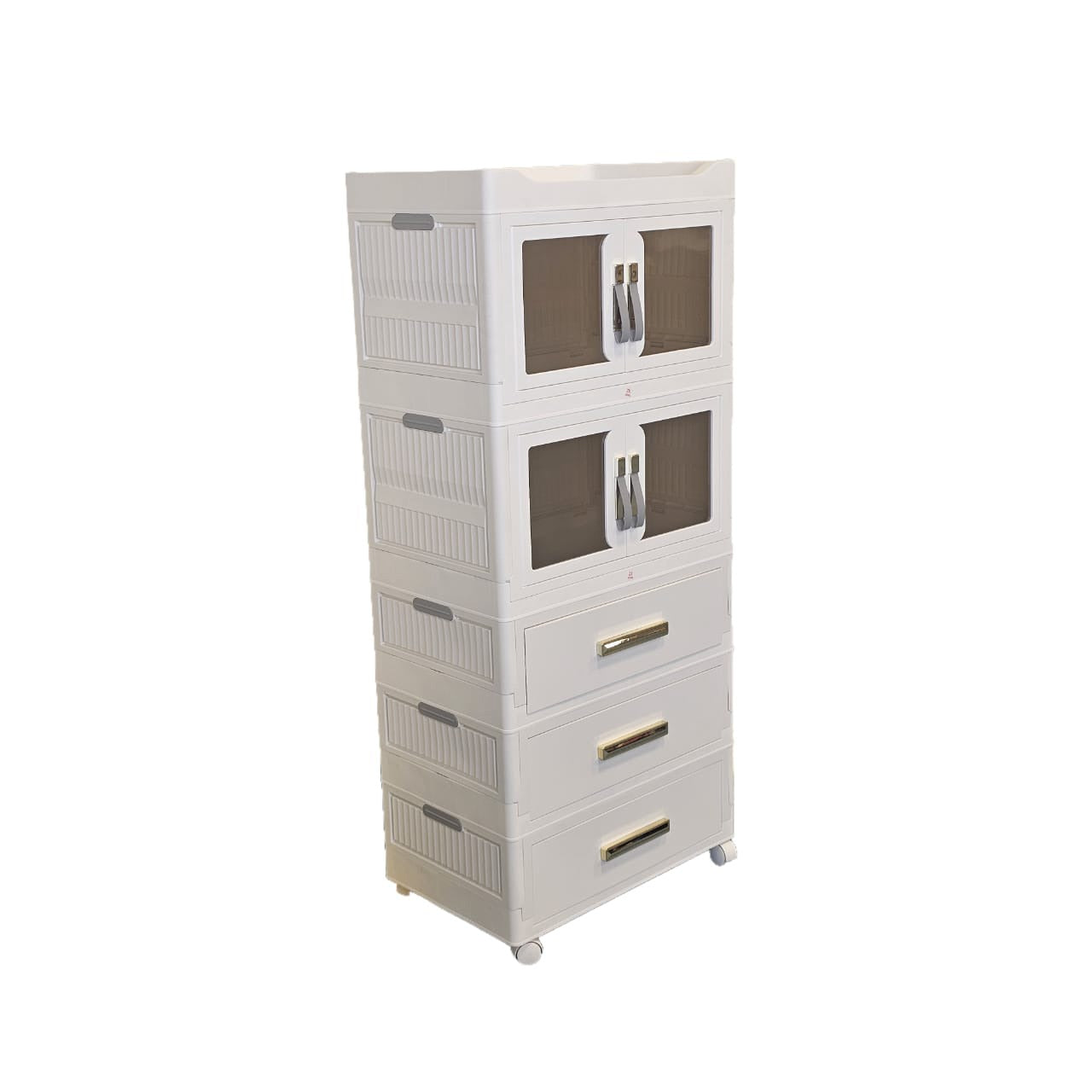 Multi-purpose Storage Cabinet with Drawers, Rack Shelf Organizer for Kitchen, Bedroom