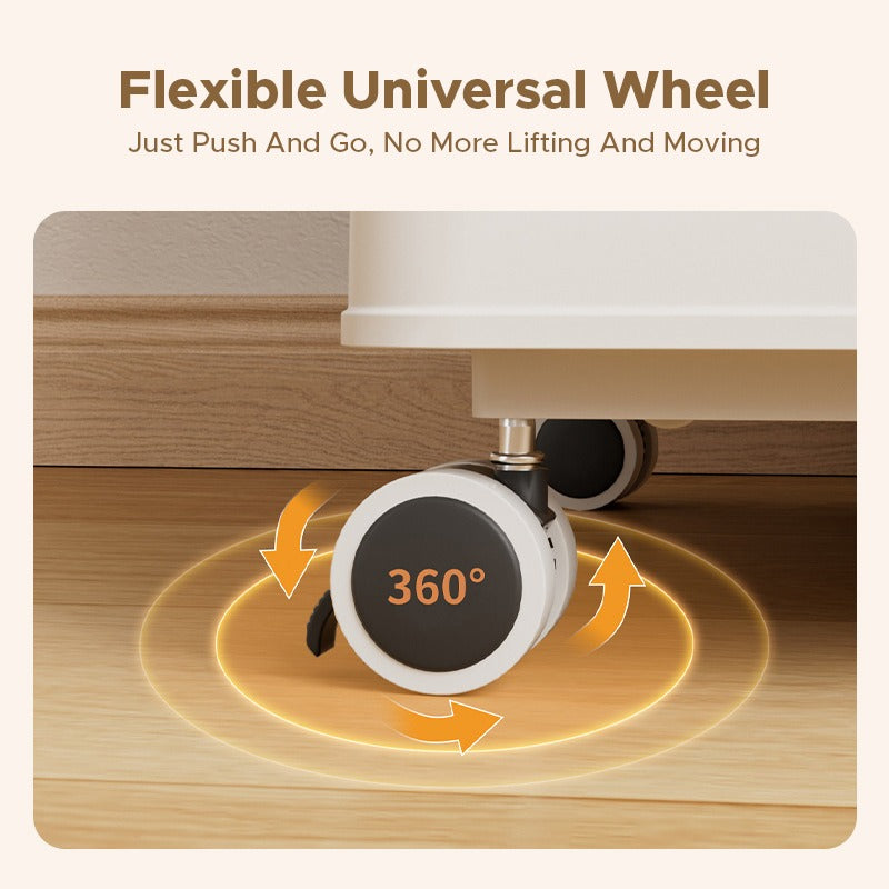 Wheel Of Multi-purpose Storage Organizer Box.