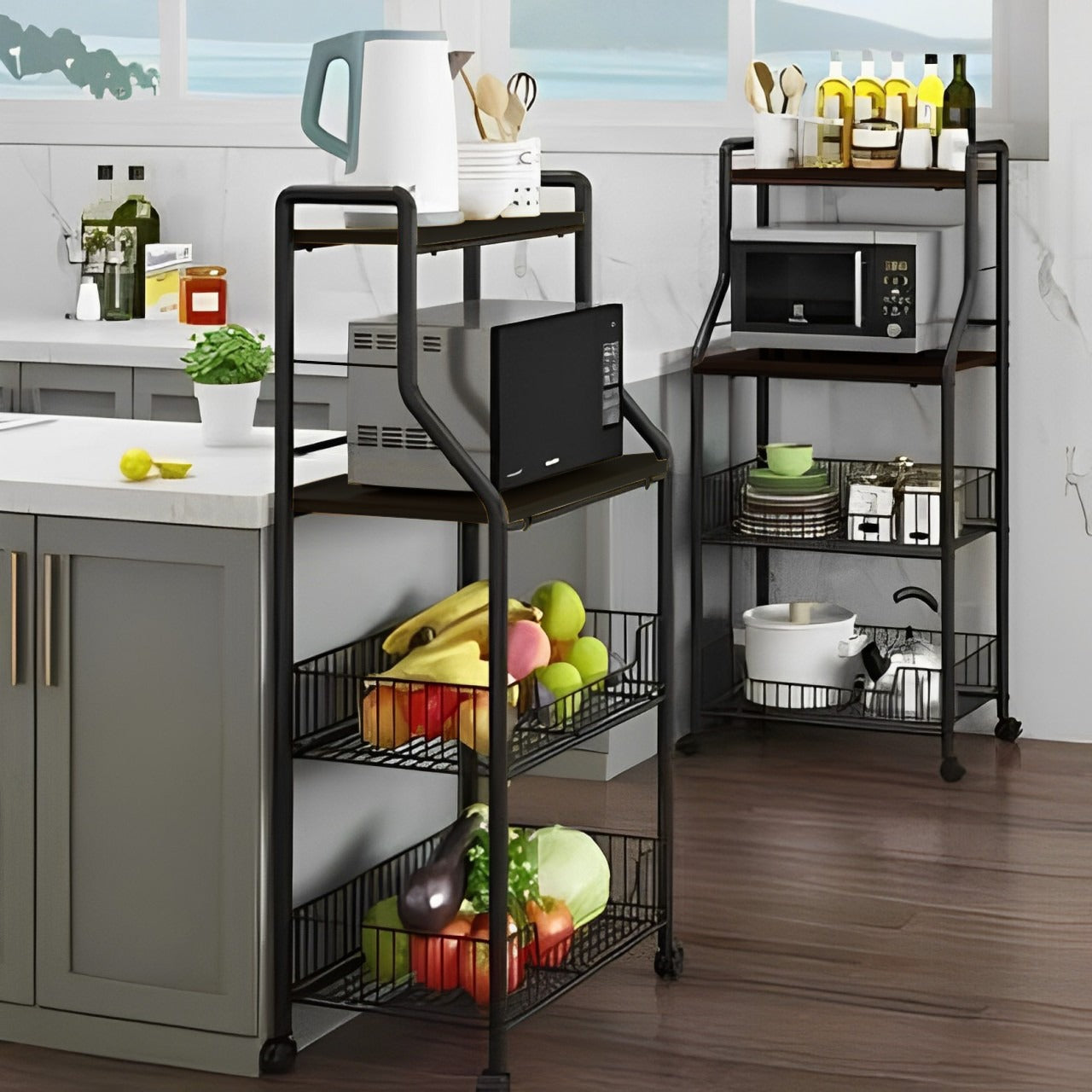 Multi-tier Home Kitchen Organization Shelf Storage Rack