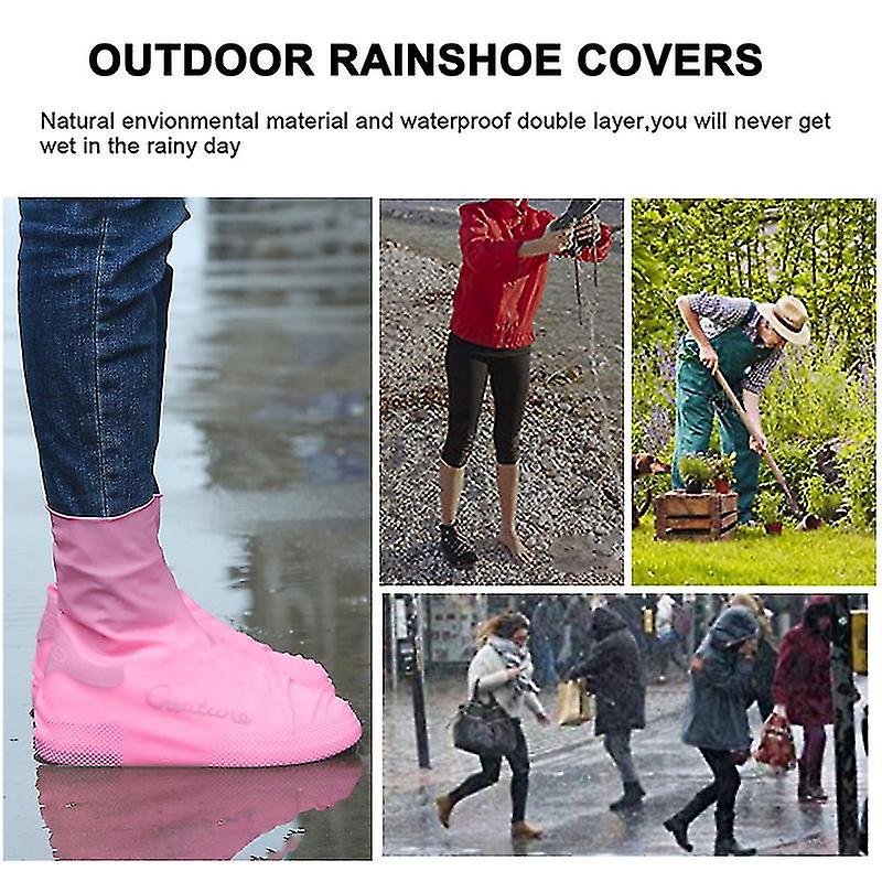 Multi Usage Of Wearing Silicone Waterproof Shoe Cover.