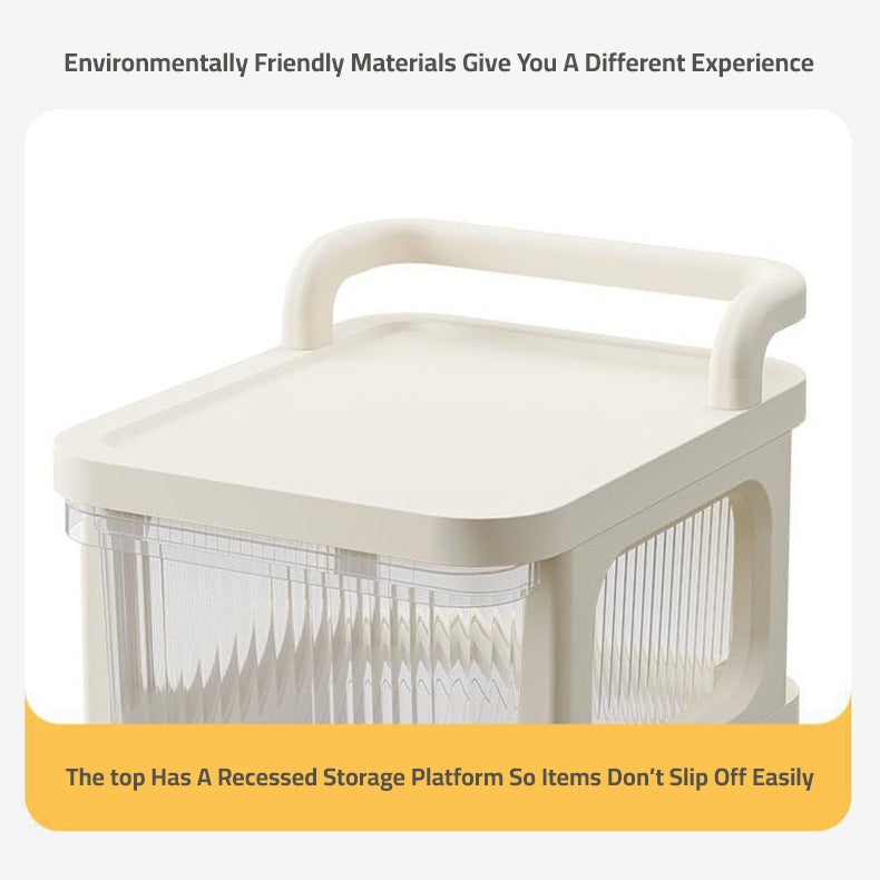 Top Of the Multifunctional Storage Trolley Rack.