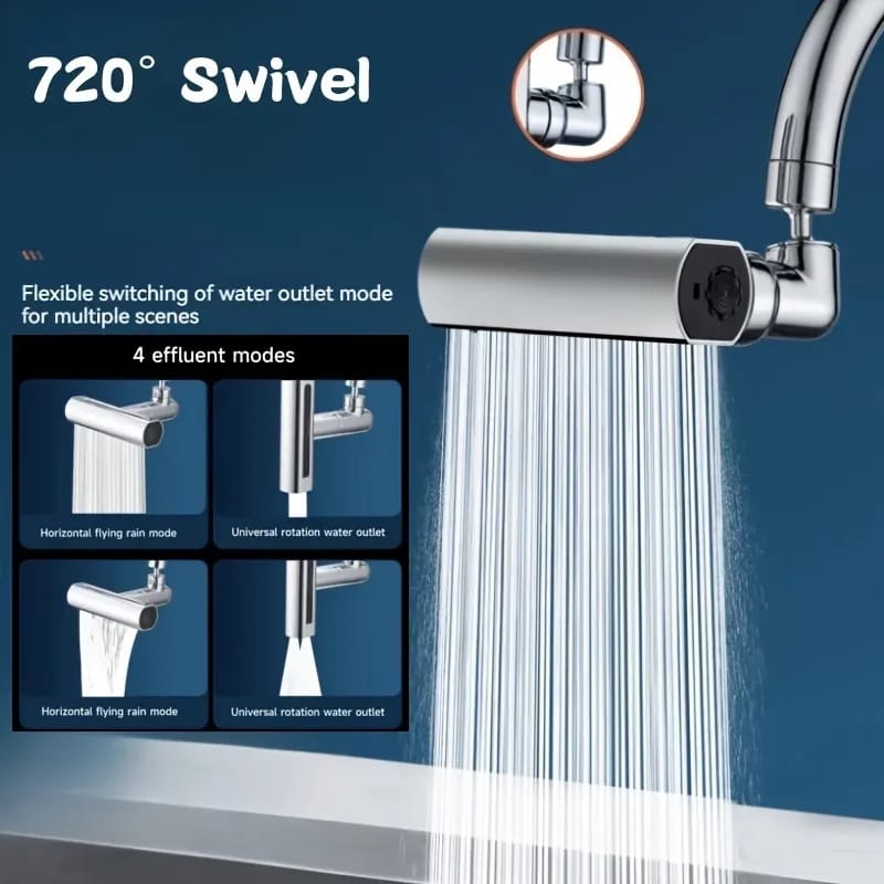 Multifunctional Universal Faucet Shower Extension.