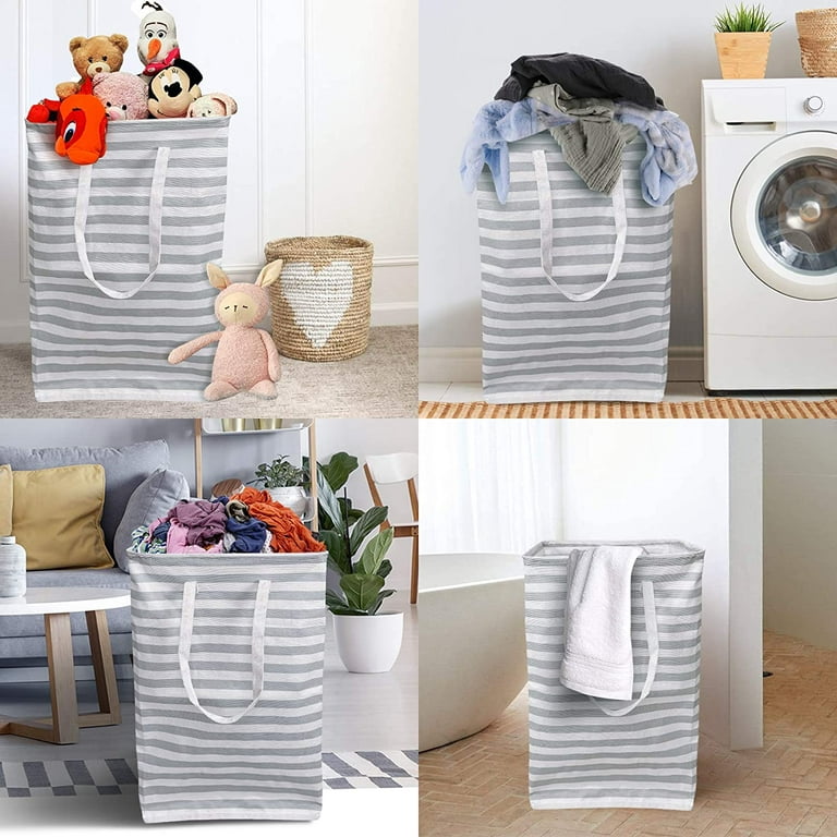 Foldable Cloth Storage Laundry Bin, Multi-functional Storage Basket For Bedroom, Babyroom Foldable Cloth Storage Laundry Bin, Multi-functional Storage Basket For Bedroom, Babyroom
