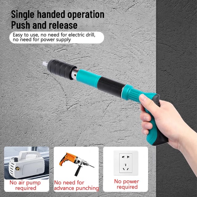 Nail Gun Riveting Tool - Wall Fastener, Pneumatic Concrete Nailer Machine Nail Gun Riveting Tool - Wall Fastener, Pneumatic Concrete Nailer Machine