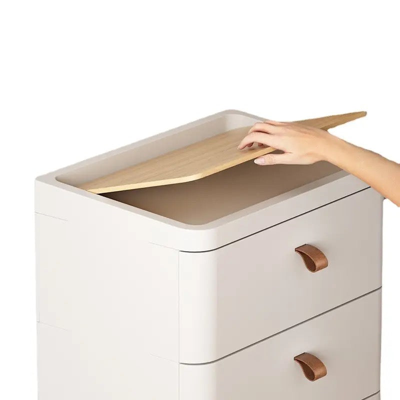 Upper Potion Of  Simple Narrow Drawer Type Storage Stand.